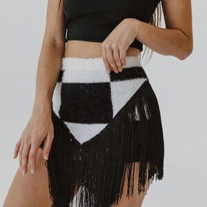 Understated Leather - Starting Line Mini Skirt - Size XL* (or S-L)